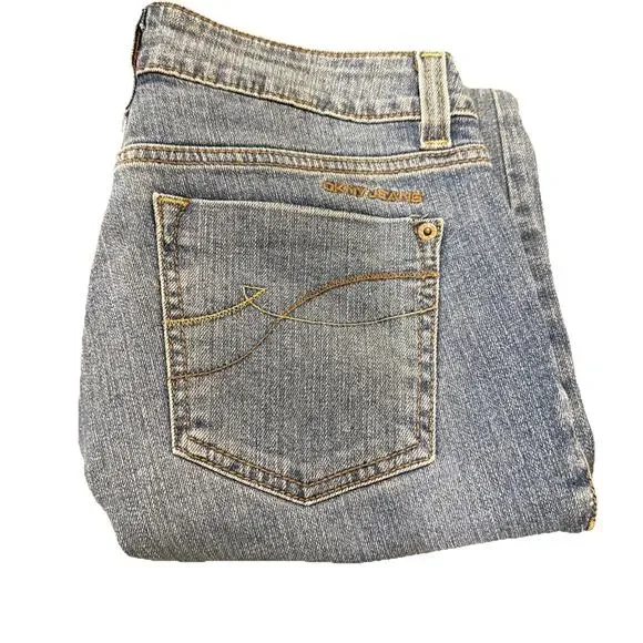DKNY Soho Jean-Womens Blue Medium Wash Denim Jeans-Bootcut-Size 6S/C - Picture 15 of 16